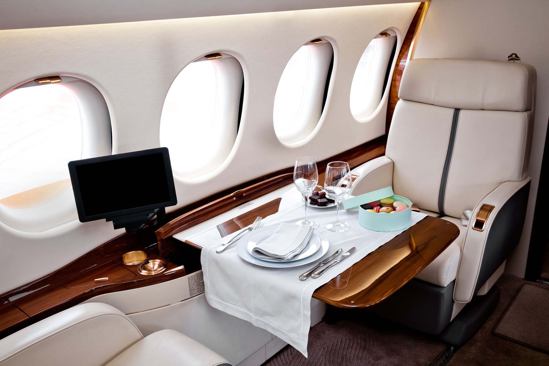 Business jet ineterior